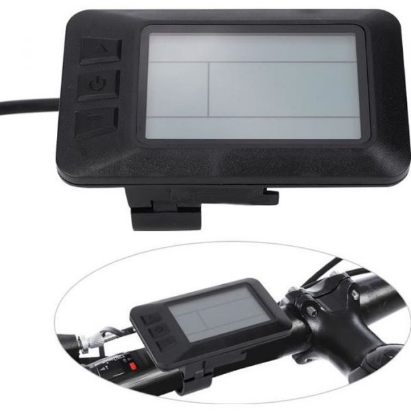 Accessoire électrique de conversion de vélo Instrument LCD KT-LCD7 avec connecteur étanche USB