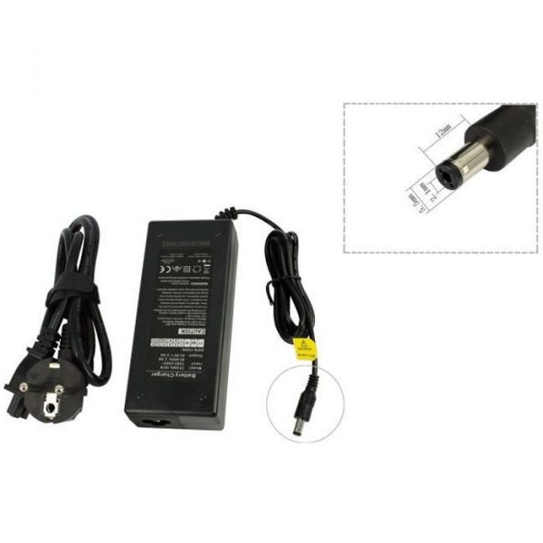 Alimentation chargeur 42V pour remplacement batterie 36V eBike SANS SSLC084V42 vélo électrique Tianneng prise 2,1mm/5,5mm)