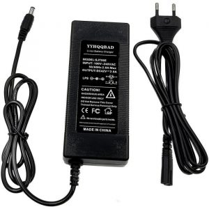 Chargeur De Batterie Trottinette - Limics24 - 36V 2A Sortie 42V Li-Ion Vélo Électrique Série 10