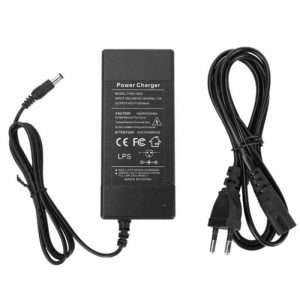Chargeur de vélo électrique 42V,Chargeur de Batterie pour trottinette électrique Kugoo S1 Plus Chargeur Adaptateur DC5.5*2.1mm