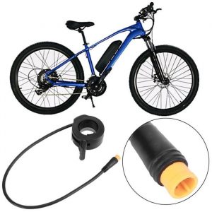 Cikonielf Accélérateur au pouce de vélo électrique 130X Accélérateur au Pouce Accessoire de Contrôle de Vitesse Connecteur