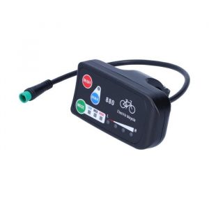 Cikonielf Compteur d'affichage de vélo électrique Affichage pour KT-LED880 de Vélo Électrique Indicateur d'Affichage de Vélo