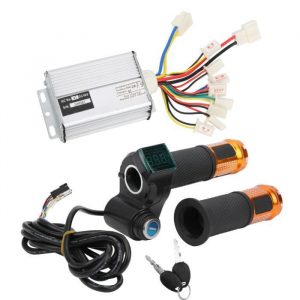 Cikonielf Ensemble de contrôleur de brosse de vélo électrique Vélo électrique 48V 1000W contrôleur de brosse panneau