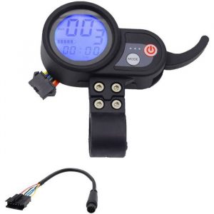 Compteur LCD universel pour trottinette électrique,Tableau de Bord 52V, d'affichage LCD pour vélo électrique avec Accélérateur