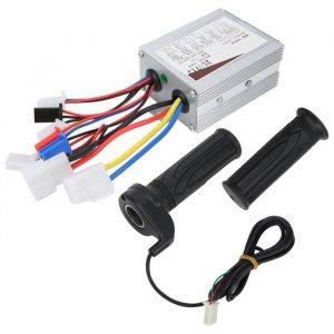 Contrôleur de brosse Kit de poignée d'accélérateur 500W, contrôleur de vélo électrique, pour Kit Ebike VTT Scooters de vélo