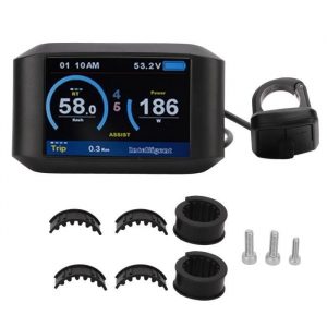 Cuque écran LCD 750C pour Bafang Kit de Conversion de vélo électrique 750C indicateur d'affichage LCD pour Bafang BBS01 BBS02