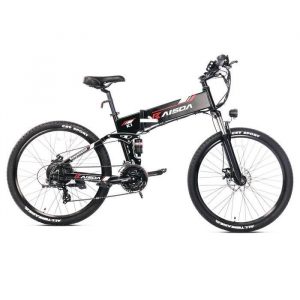 Cyclomoteur Électrique KAISDA K1 Pliant 26 Pouces Vélo de Montagne 500W Moteur SHIMANO 7