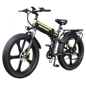 DEEPOWER H26Pro (GR26) Vélo Électrique 26*4.0 Pouces Gros Pneu 48V 1000W Moteur 17.5Ah Batterie Shimano 7 Vitesses 150kg Charge