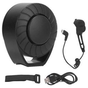 Dioche Sonnette de vélo électronique à charge USB Klaxon électrique de vélo de montagne 120dB USB chargeant la cloche