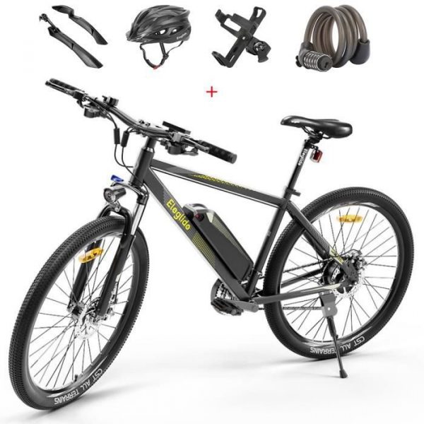 Eleglide M1 Plus VTT Électrique Vélo Électrique 27.5 pouces, 250 W 36 V, Batterie Amovible 12,5 Ah, Adulte Noir
