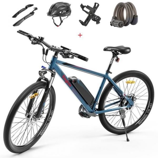 Eleglide M1 VTT Électrique, Vélo Électrique, 250W 36V Moteur, 7.5Ah Batterie Amovible, 27.5 Pouces, 21 Vitesse Max 25km/h