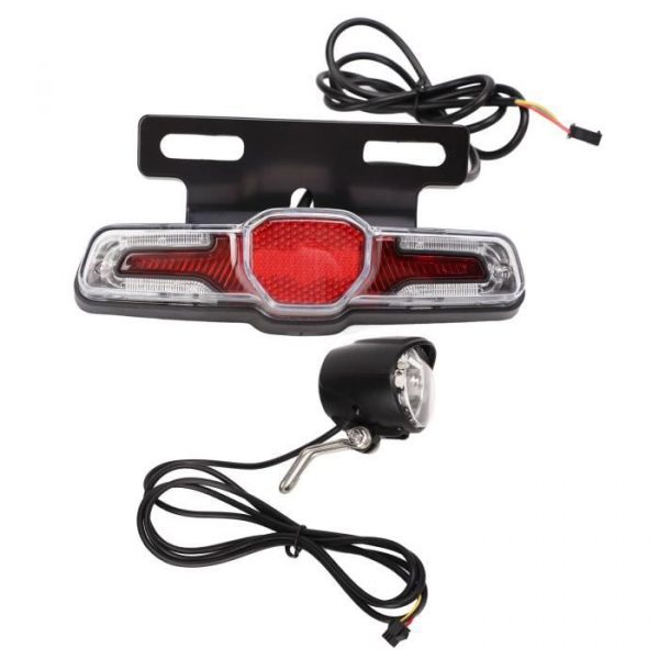 Ensemble d'éclairage avant arrière pour vélo électrique Ensemble de feux avant arrière pour vélo électrique ensemble A2
