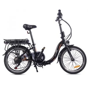 FAFREES 20F054 Vélo électrique pliant noir 20 pouces 25KM/H 36V 10AH 250W SHIMANO 7S LCD display IP54