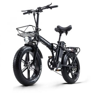 FICYACTO vélo électrique Pliable 20'' Ville E-Bike Adulte,800W 48V,Shimano 8 Vitesses 45km-h,Autonomie 50-60km,Vélos à Assistance