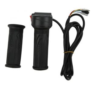 Fdit Poignée d'accélérateur de vélo électrique 1 1 paire/ensemble poignée de guidon de commande d'accélérateur de vélo