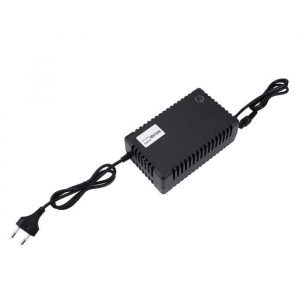 Fdit chargeur de batterie pour vélo électrique Chargeur de batterie de scooters de vélo électrique de 48V 1.8A E-bike EU Plug