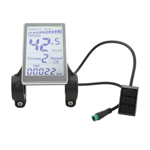 VGEBY Compteur LCD pour vélo électrique Écran LCD pour Vélo électrique, 24V 36V 48V 60V Compteur D'affichage LCD sport batterie