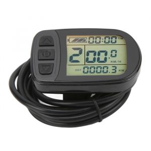 VGEBY Compteur d'affichage de vélo électrique Panneau d'affichage de vélo électrique 72V Bike LCD5 avec connecteur SM pour la