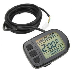 VGEBY Écran LCD de vélo électrique Panneau d'affichage de vélo électrique 72V Bike LCD5 avec connecteur SM pour la conversion