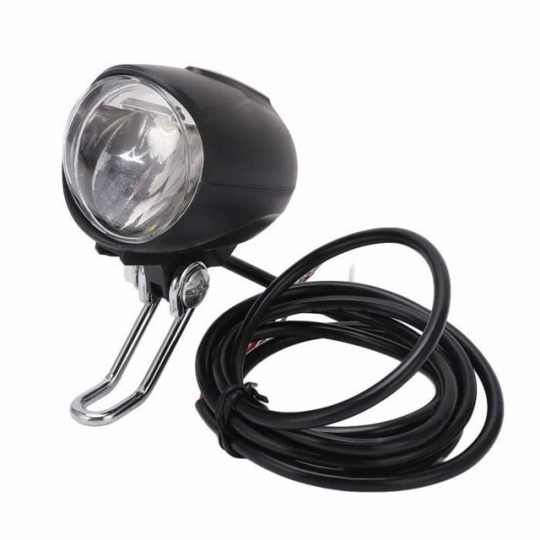 VGEBY lumière de vélo électrique Tension universelle 2 en 1 phare avant lumière LED klaxon pour vélo électrique