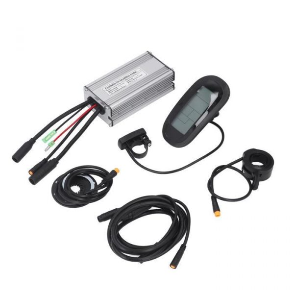 VINGVO Kit de conversion de vélo électrique Kit de contrôleur de vélo électrique 22A avec panneau LCD6 130X pouce