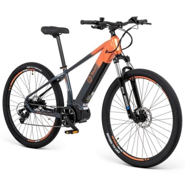 VTT - Vélo Électrique Youin Kilimanjaro 8 vitesse SHIMANO - 250W - Roue 29'' - Batterie amovible Samsung 540Wh - Orange