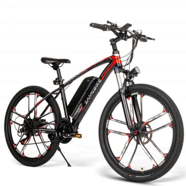 Vélo Électrique VTT 26" 350W SHIMANO 7 vitesses SAMEBIKE SM26 Noir