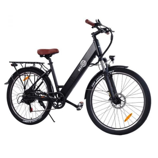 Vélo Electrique,Cadre en aluminium, moteur 48V 500W, autonomie de 30km en mode électrique pur, autonomie