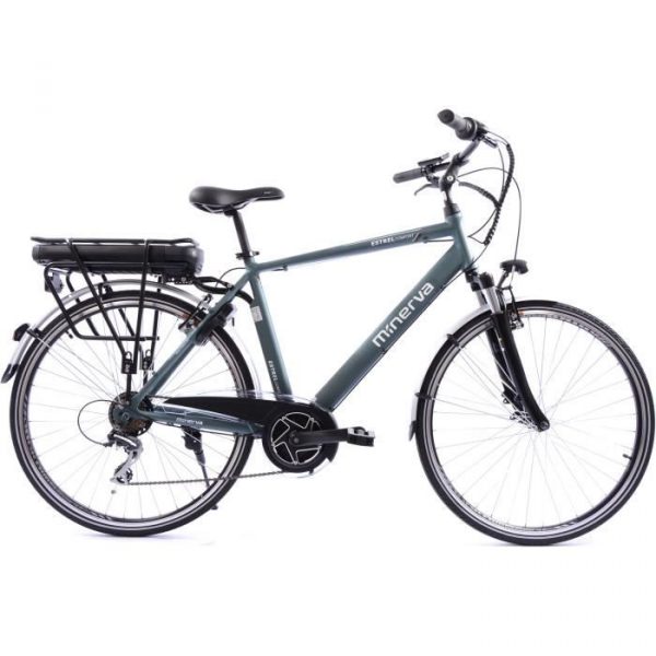 Vélo Estrel - Assistance électrique - Roues 28" - MINERVA - Homme - Vert