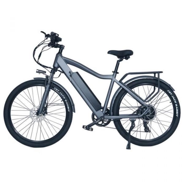 Vélo électrique 27 pouces F26 VAE 750W 48V17AH VTT Shimano 7 vitesses - frein à disque hydraulique - alliage d'aluminium - Gris