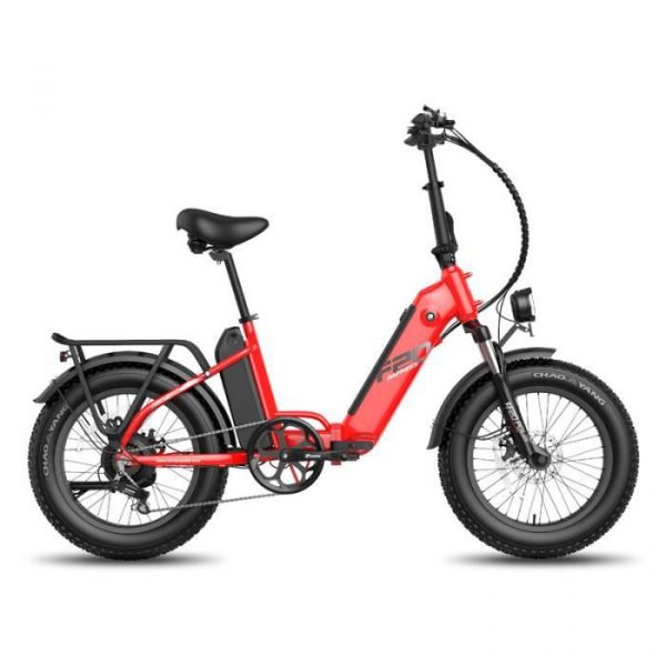 Vélo électrique, Fafrees FF20 Polar, 20*4.0 Gros pneu, deux batterie 10.4Ah*2, 48V 500W Moteur, autonomie 95-160km, Rouge