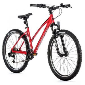 Vélo électrique VTT musculaire femme Leader Fox Mxc 2023 - rouge - 160/168 cm