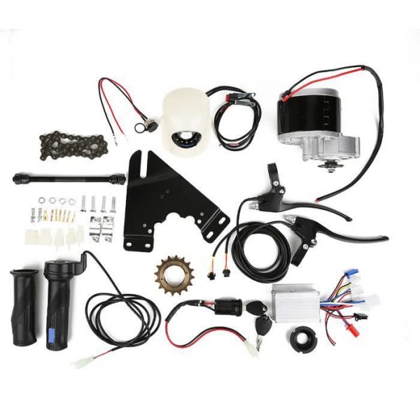 14 pièces/ensemble accessoire de Conversion pour vélo électrique Kit de vélo électrique 24V250W installation facile ensemble de