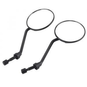 2Pcs Rétroviseur Miroir Rond Latéral Rétro Universel 8mm/0.3po pour Moto Scooter Vélo Électrique auto caravane