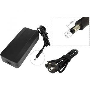 Alimentation pour chargeur de vélo électrique 3A pour batterie de vélo électrique 48V avec prise ronde 5,5 x 2,1 mm