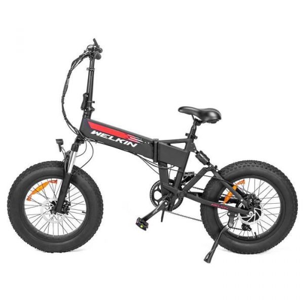 Vélo Électrique WELKIN WKES001 Snow Bike, 500W Moteur Brushless 48V 10.4Ah Batterie, 20'' Pneus, Shimano 7 vitesses